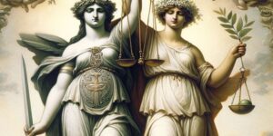 alegoría de la justicia y la paz