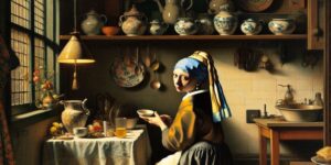 Detalles y simbolismo en la obra de arte de Vermeer: explorando su significado y análisis