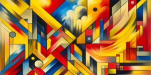 amarillo rojo y azul kandinsky