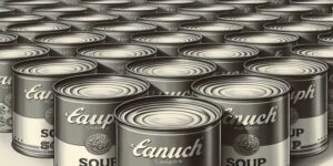 Imagen de latas de sopa Campbell