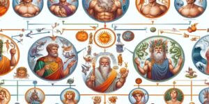 arbol genealogico de los dioses griegos