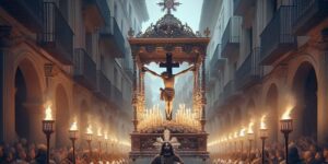 Procesión de la Cofradía de la Columna y la Esperanza de Lucena