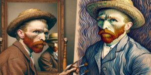 autorretrato de vincent van gogh