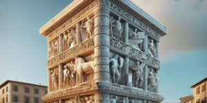 Imagen de la Columna de Trajano en Roma