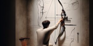 como dibujar un arco en la pared