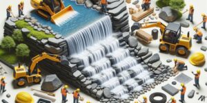 como hacer una cascada de obra