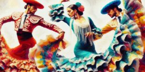 cuadros de flamencas al oleo