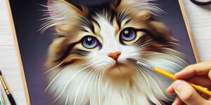 cuadros de gatos al oleo