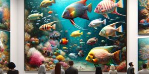 cuadros de peces al oleo