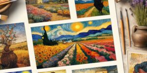 cuadros de van gogh faciles
