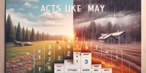 Imagen de un calendario con las fechas de marzo y mayo marcadas