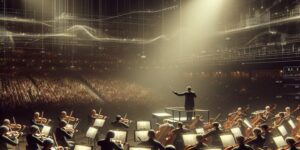 Texto alternativo: Imagen de la Austin Symphony Orchestra durante un concierto