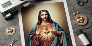estampa sagrado corazon de jesus