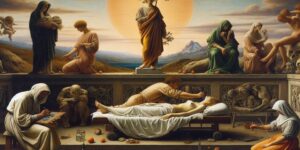 gustav klimt death and life painting
