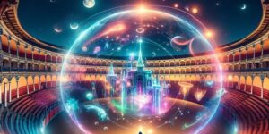'Imagina la magia de los hechizos de Morgana en el vibrante escenario de la Plaza de Toros de Valencia'.