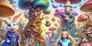 ilustrador alicia en el pais de las maravillas