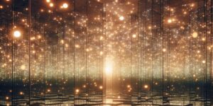infinity mirror room fireflies on water