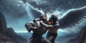 jacob luchando con el ángel
