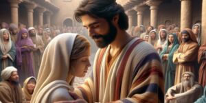 Jesús perdona a la mujer adúltera según Juan 7:53-8:11 en la Biblia Reina-Valera 1960