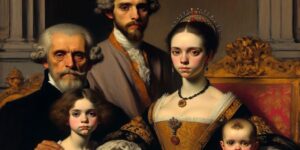 Retrato de la familia de Carlos IV