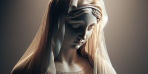 la virgen del velo escultura