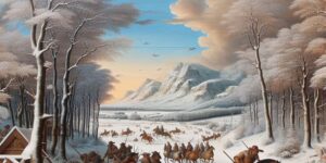 'Explora la historia de Los cazadores en la nieve y conoce al artista que la creó.'