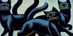 maud lewis three black cats