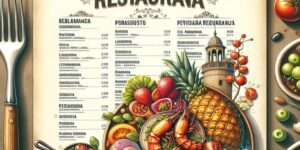menú de el vaso de oro