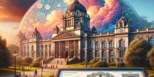 Imagen del Museo de Historia de Londres con información sobre horarios