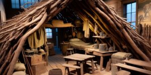 Imagen de la ubicación del refugio en el Museo de la Guerra Civil