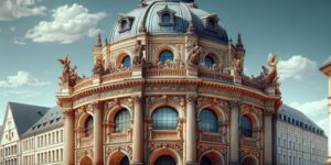 Imagen del Museu Europeu d'Art Modern en la ciudad