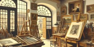 Imagen del interior del Obrador de Goya en la calle General Ricardos