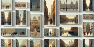 Descubre la colección completa de 37 pinturas de Ramón Casas en nuestra galería de arte en línea.