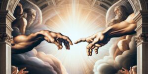 painting with god and adam