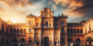 Imagen del majestuoso Palacio de los Páez de Castillejo en Córdoba