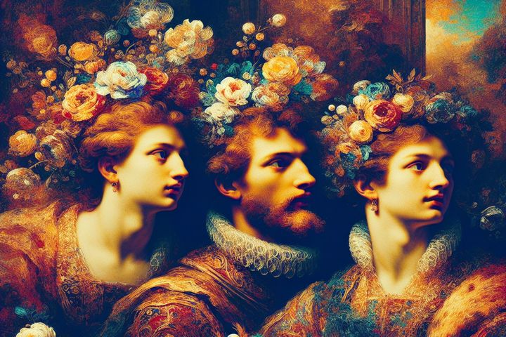 Pintura De Las Tres Gracias De Rubens En El Museo Nacional Del Prado
