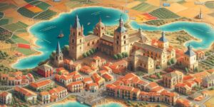 pueblos cerca de aranjuez mapa