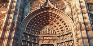 Imagen de la Puerta de Palos de la Catedral de Sevilla