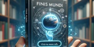 Imagen del libro Finis Mundi con enlace a la página web para obtener más información.