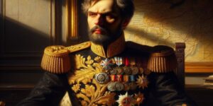retrato de napoleón en su gabinete de trabajo