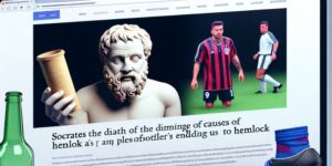 sócrates murió envenenado pero baggio murió de pie