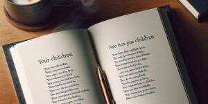 Tus hijos no son tus hijos - Descubre quién escribió este hermoso poema sobre la paternidad y la libertad.
