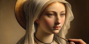Retrato en óleo de la Virgen del canónigo Van der Paele